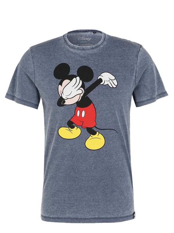 Recovered Recovered Majica 'Mickey Mouse'  golobje modra / rumena / rdeča / črna