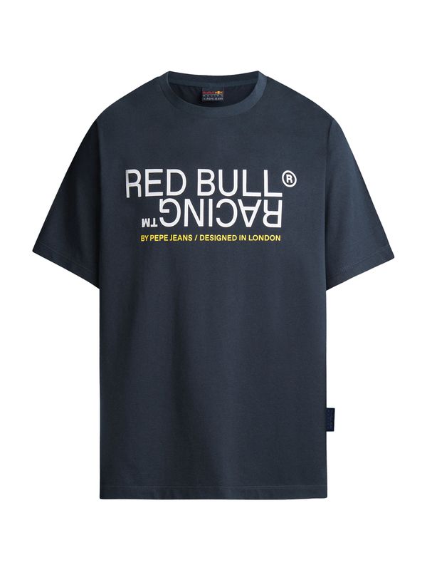 Red Bull Racing x Pepe Jeans Red Bull Racing x Pepe Jeans Majica  nočno modra / rumena / bela