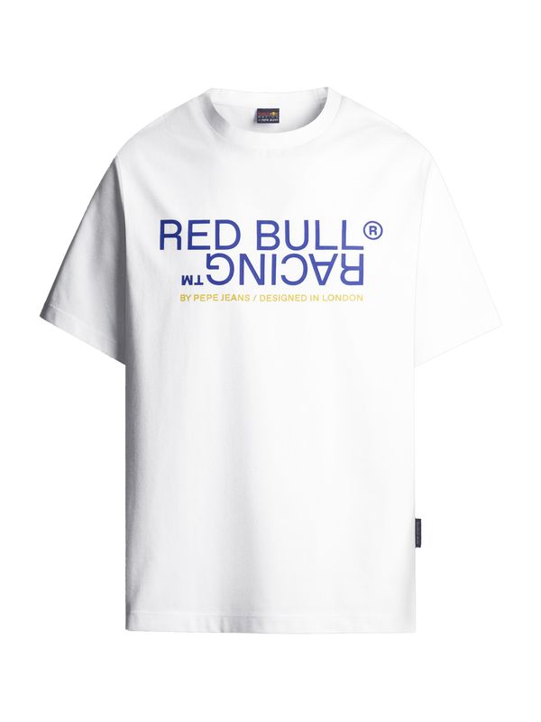 Red Bull Racing x Pepe Jeans Red Bull Racing x Pepe Jeans Majica  temno modra / limona / bela