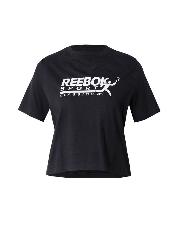 Reebok Reebok Funkcionalna majica  črna / bela