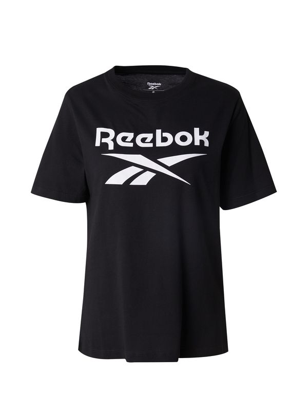 Reebok Reebok Funkcionalna majica 'IDENTITY'  črna / bela