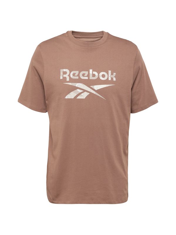 Reebok Reebok Funkcionalna majica 'MOTION'  kit / rjava / bela