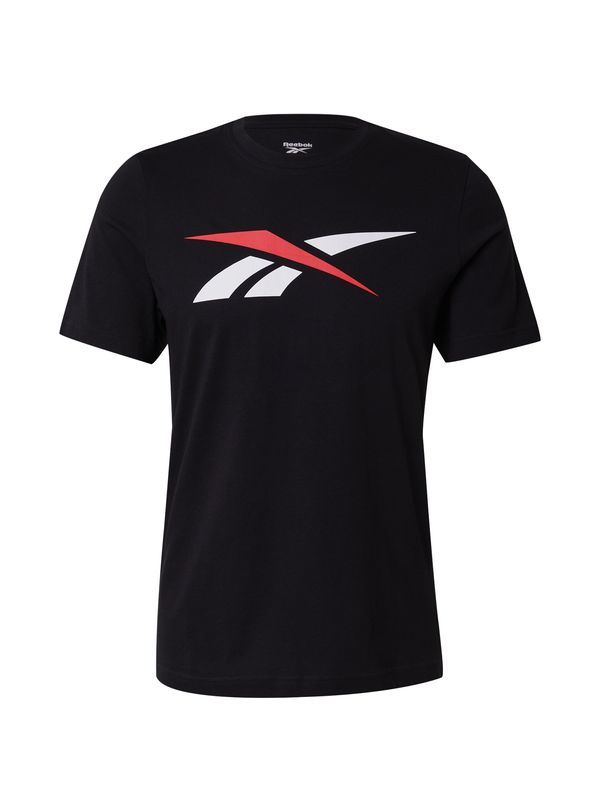 Reebok Reebok Funkcionalna majica 'VECTOR'  melona / črna / bela