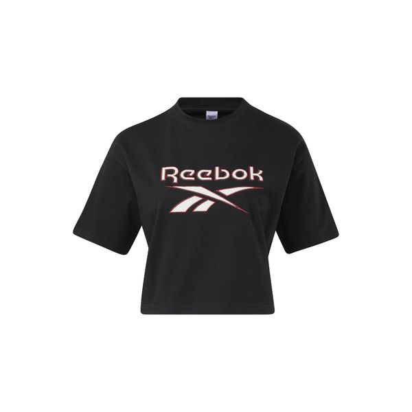 Reebok Reebok Majica  češnjevo rdeča / črna / bela