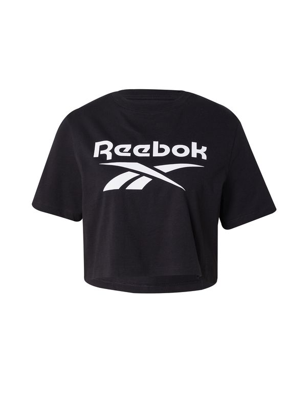 Reebok Reebok Majica 'IDENTITY'  črna / bela
