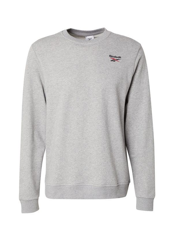 Reebok Reebok Športna majica 'IDENTITY'  pegasto siva / grenada / črna