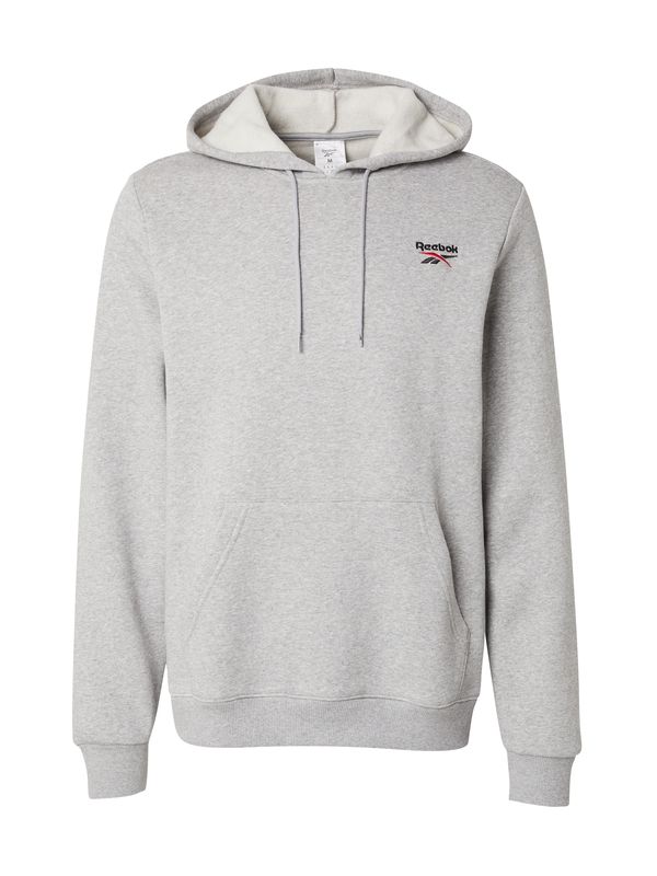 Reebok Reebok Športna majica 'IDENTITY'  pegasto siva / rdeča / črna