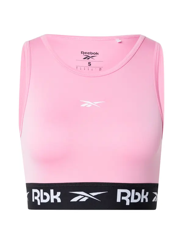 Reebok Reebok Športni nederček  svetlo roza / črna / bela