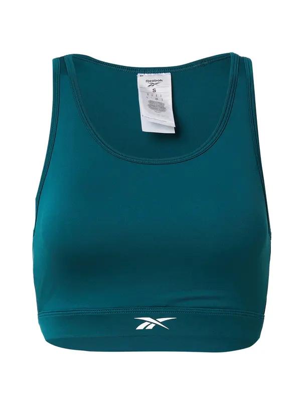 Reebok Reebok Športni nederček 'TULIP CORE'  temno zelena / bela