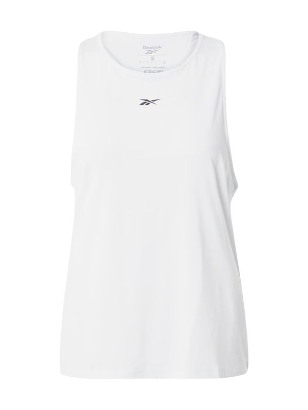 Reebok Reebok Športni top 'CHILL ATHLETIC'  črna / bela