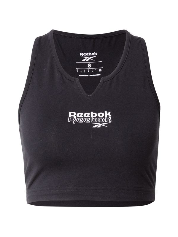 Reebok Reebok Športni top  črna / bela