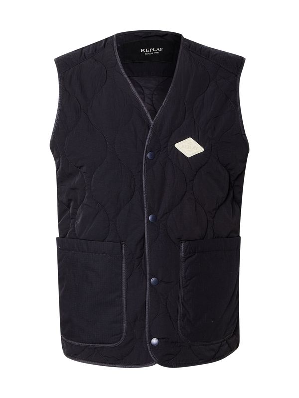 REPLAY REPLAY Brezrokavnik  marine