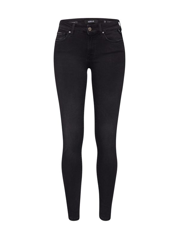 REPLAY REPLAY Kavbojke 'Luz'  črn denim