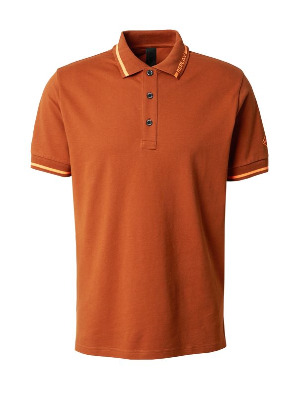 REPLAY REPLAY Majica  rjasto rjava / oranžna