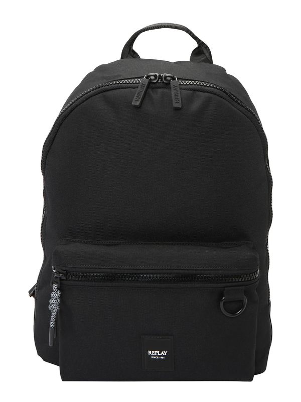 REPLAY REPLAY Nahrbtnik  črna