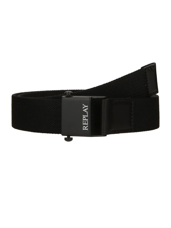 REPLAY REPLAY Pas  črna / bela
