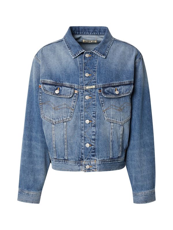 REPLAY REPLAY Prehodna jakna  moder denim