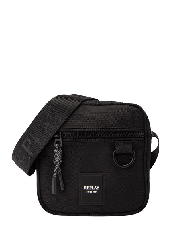 REPLAY REPLAY Torba za čez ramo  črna