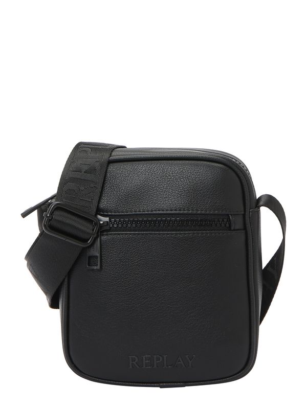 REPLAY REPLAY Torba za čez ramo  črna