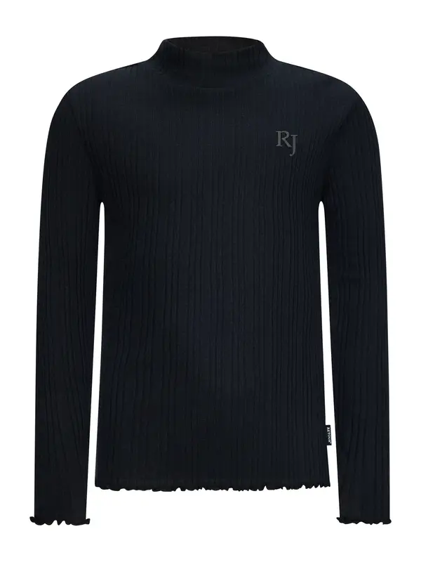 Retour Jeans Retour Jeans Majica 'Vivre'  črna