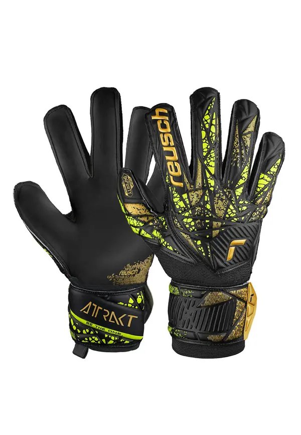 REUSCH REUSCH Športne rokavice 'Attrakt'  rumena / zlata / črna