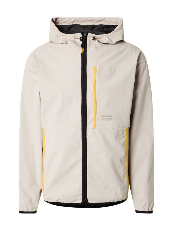Revolution Revolution Prehodna jakna  rumena / črna / off-bela
