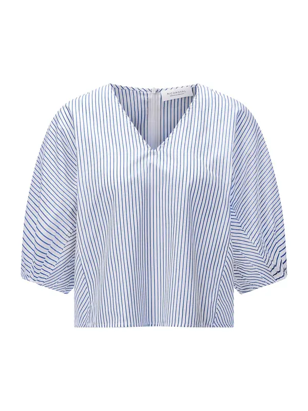 Rich & Royal Rich & Royal Bluza  modra / rjava