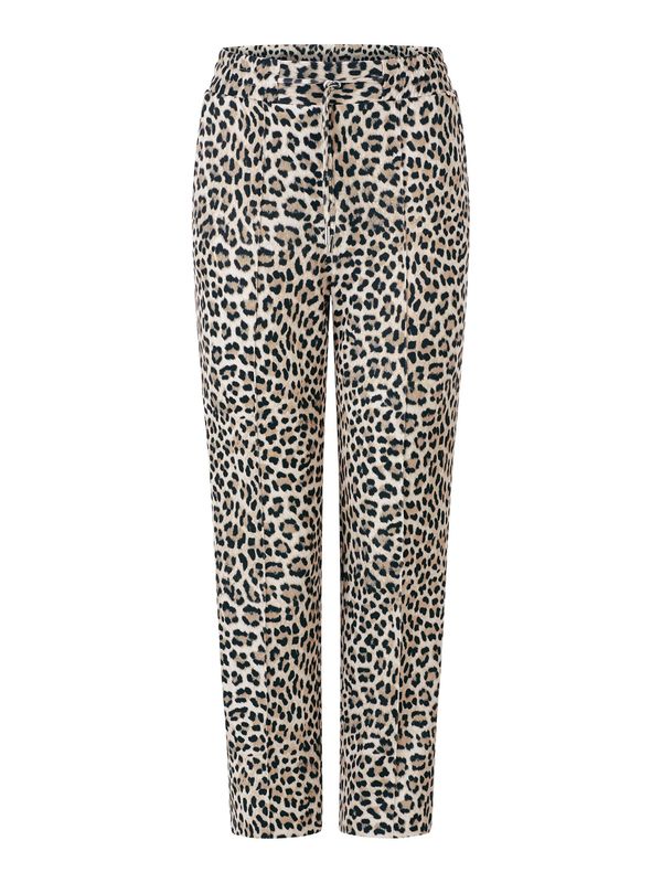 Rich & Royal Rich & Royal Hlače  bež / svetlo rjava / črna