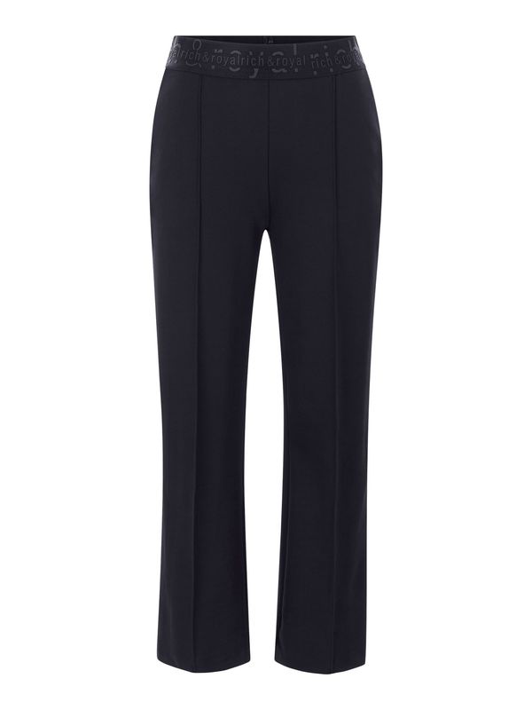 Rich & Royal Rich & Royal Hlače  siva / črna