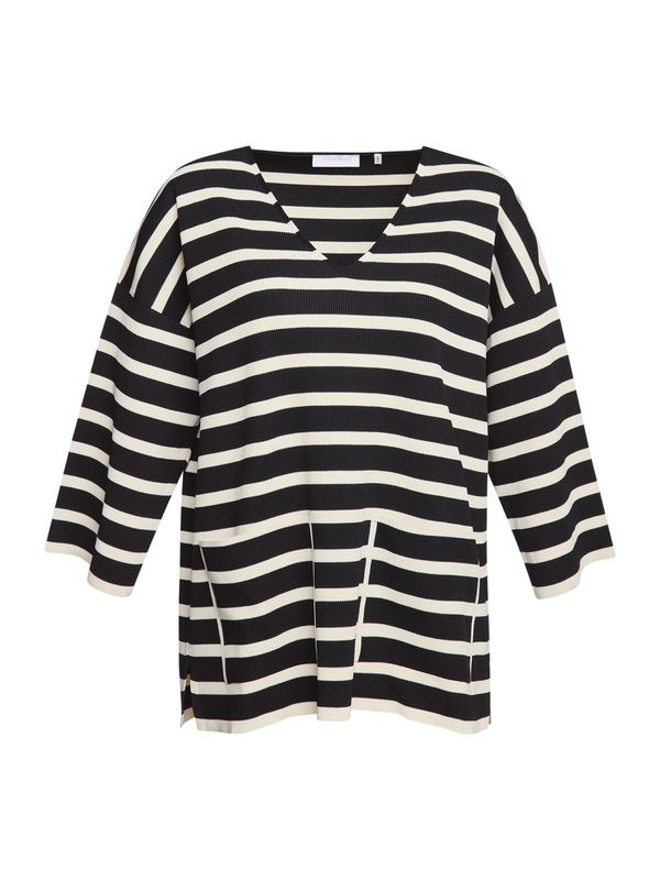 Rich & Royal Rich & Royal Majica  črna / off-bela