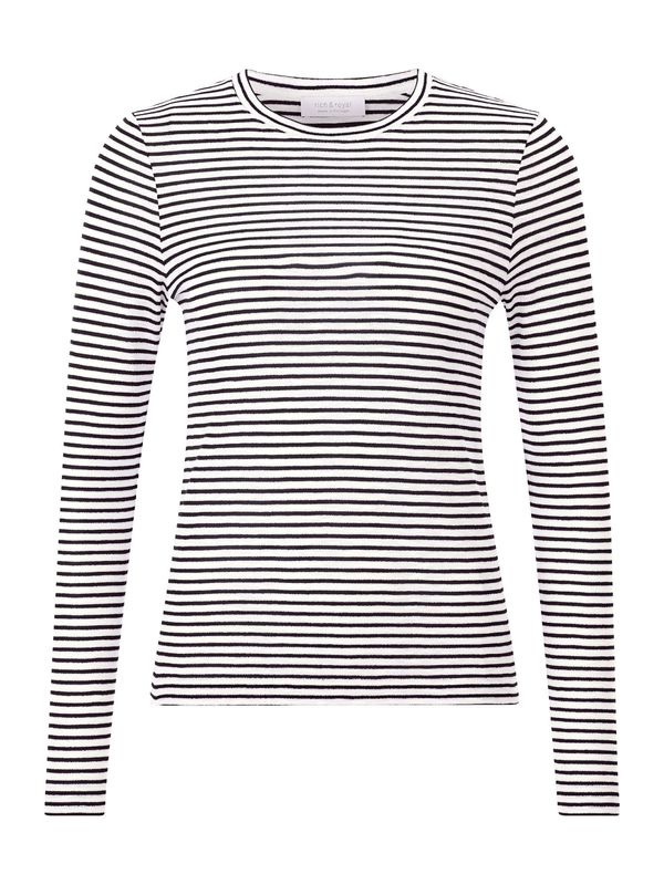 Rich & Royal Rich & Royal Majica  marine / bela