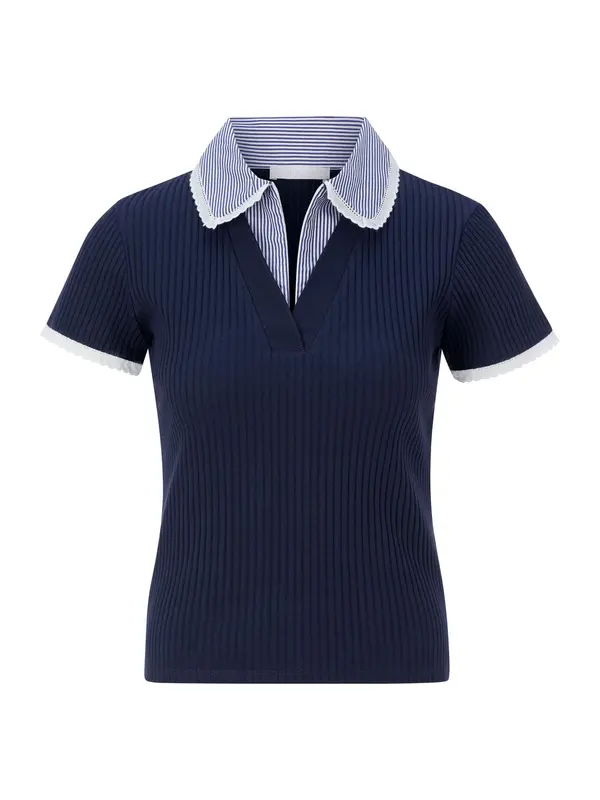 Rich & Royal Rich & Royal Majica  modra / temno modra