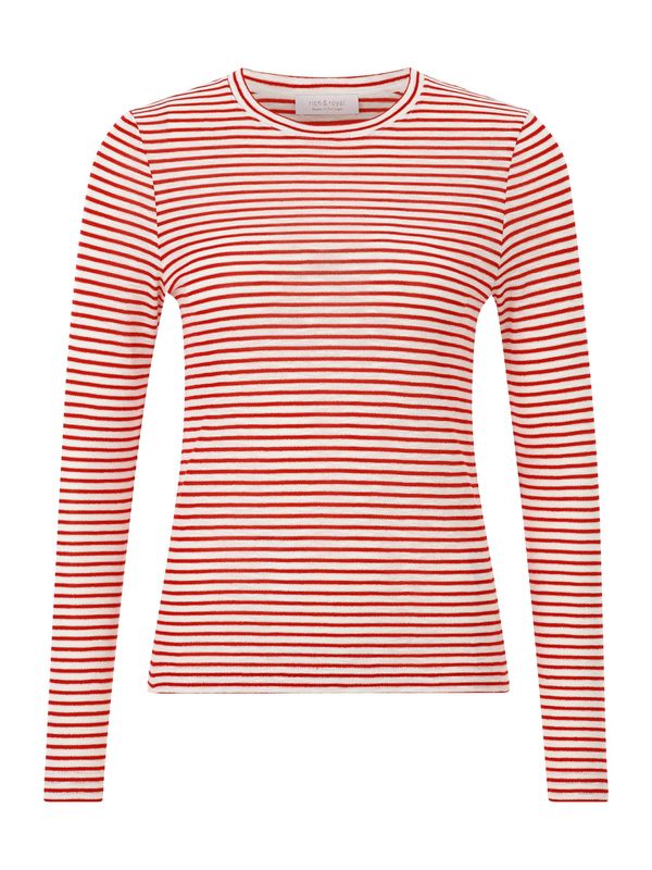 Rich & Royal Rich & Royal Majica  rdeča / naravno bela