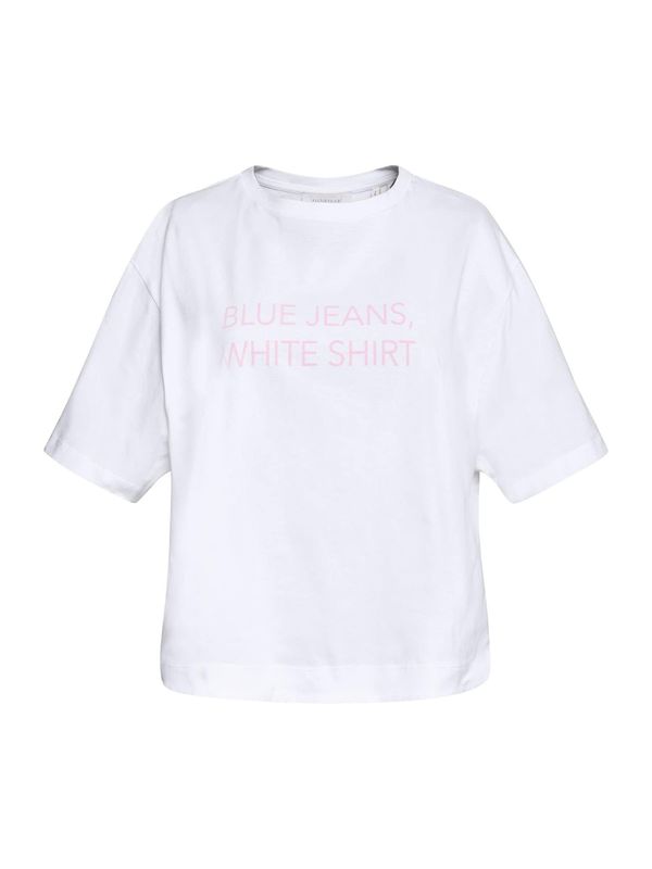 Rich & Royal Rich & Royal Majica  roza / bela