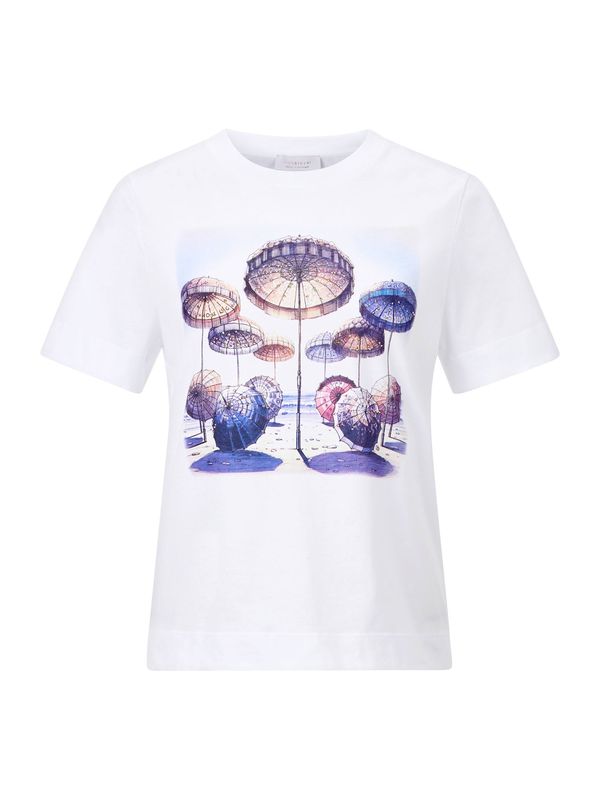 Rich & Royal Rich & Royal Majica  svetlo bež / temno modra / temno liila / bela