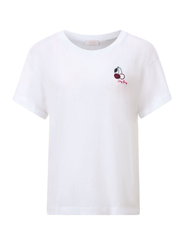 Rich & Royal Rich & Royal Majica  zelena / roza / češnjevo rdeča / bela