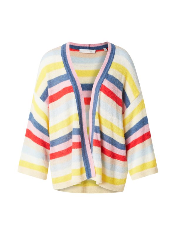 Rich & Royal Rich & Royal Pletena jopa  modra / rumena / temno roza / off-bela