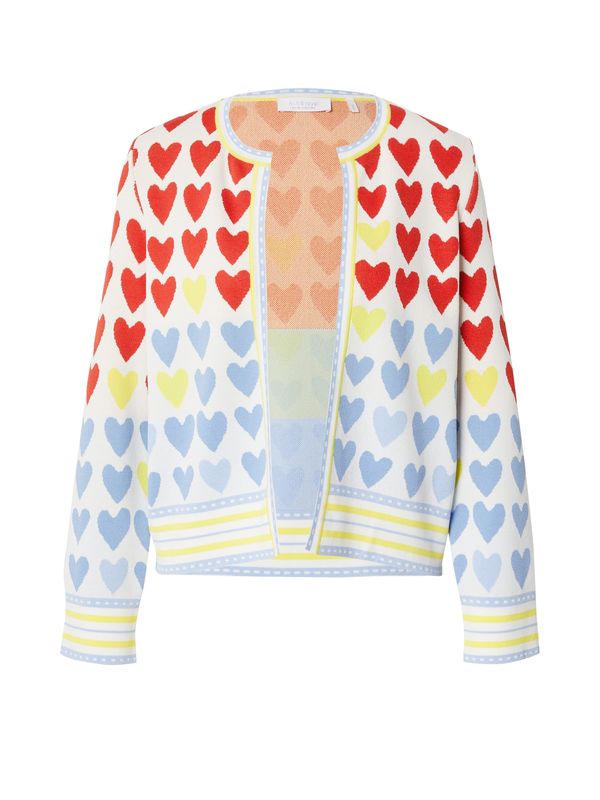 Rich & Royal Rich & Royal Pletena jopa  svetlo modra / rumena / rdeča / bela