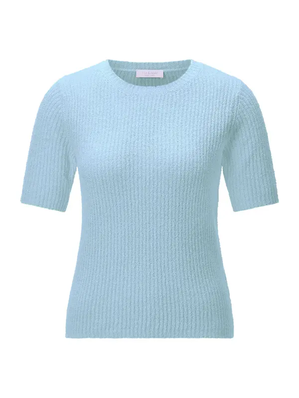 Rich & Royal Rich & Royal Pulover  modra / off-bela