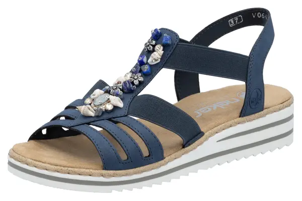 Rieker Rieker Sandali  marine / biserno bela