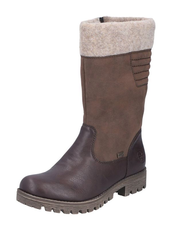 Rieker Rieker Škornji  rjava / mokka / temno rjava