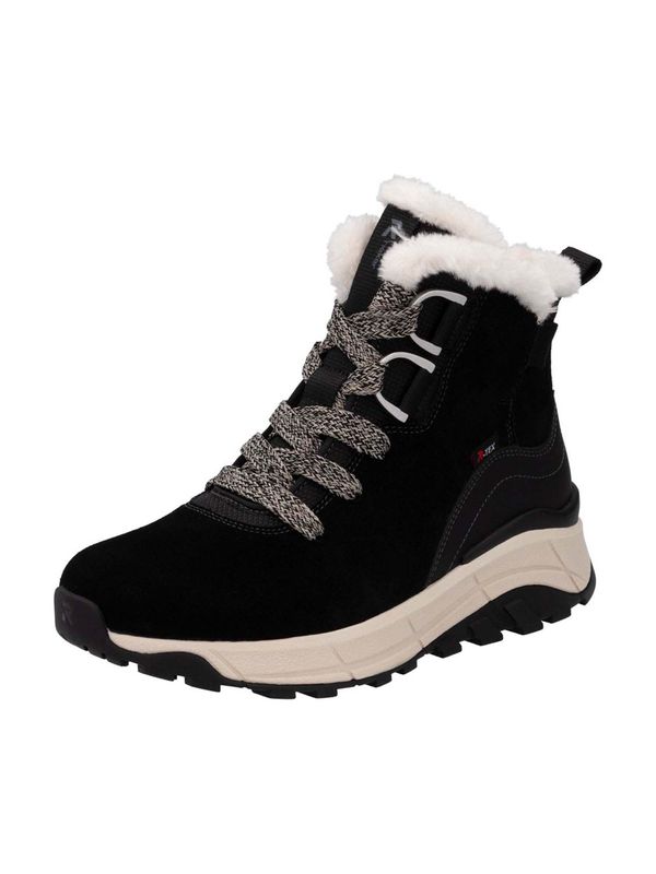 Rieker Sport Rieker Sport Gležnarji z vezalkami  črna / bela