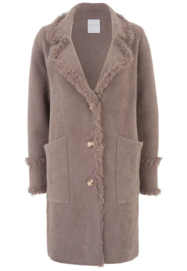 RINO & PELLE RINO & PELLE Pleten plašč 'Catena'  mauve