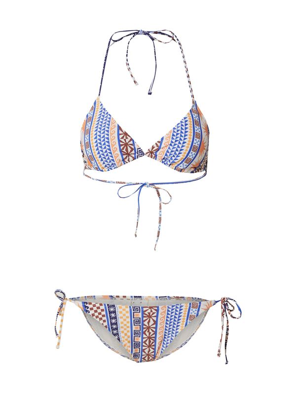 RIP CURL RIP CURL Bikini 'SAN CARLOS'  modra / rjava / svetlo oranžna / bela