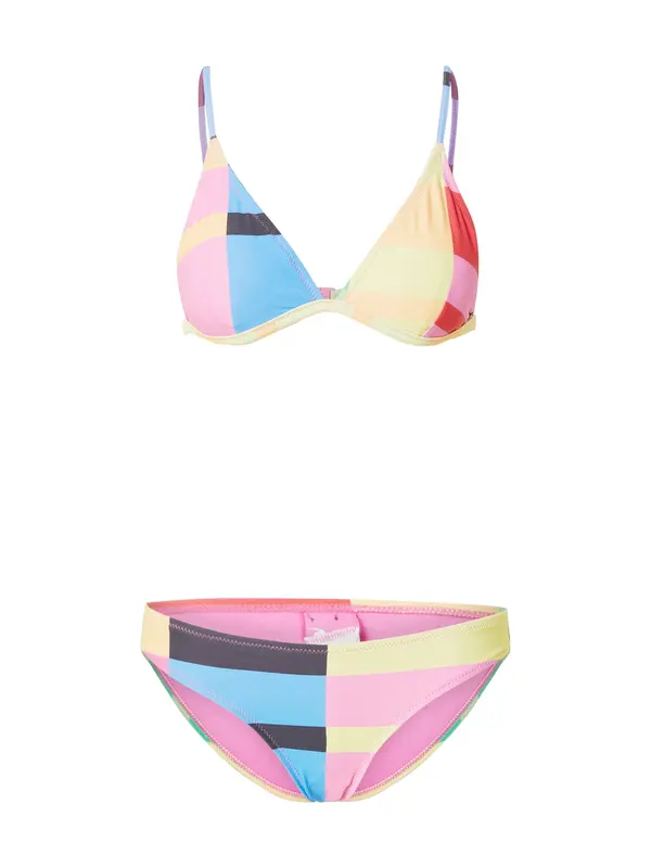 RIP CURL RIP CURL Bikini  svetlo modra / rumena / roza / rdeča