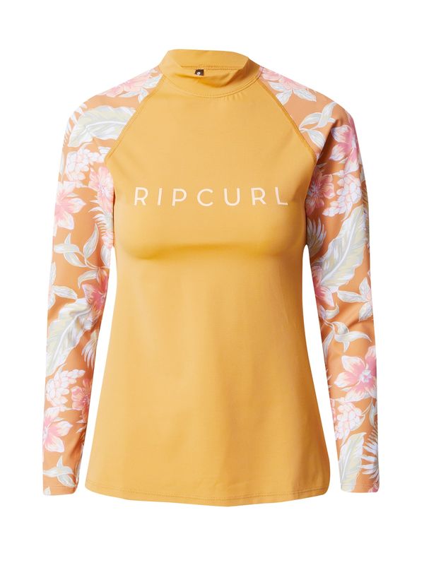 RIP CURL RIP CURL Funkcionalna majica 'ALWAYS SUMMER'  zlato-rumena / svetlo zelena / roza / bela