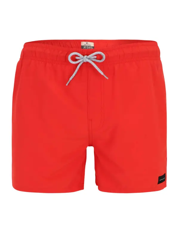 RIP CURL RIP CURL Kratke kopalne hlače 'Volley'  rdeča / črna