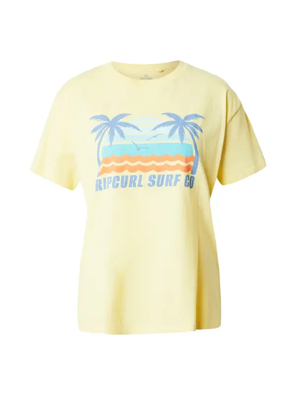 RIP CURL RIP CURL Majica 'MALIBU'  turkizna / golobje modra / rumena / oranžna