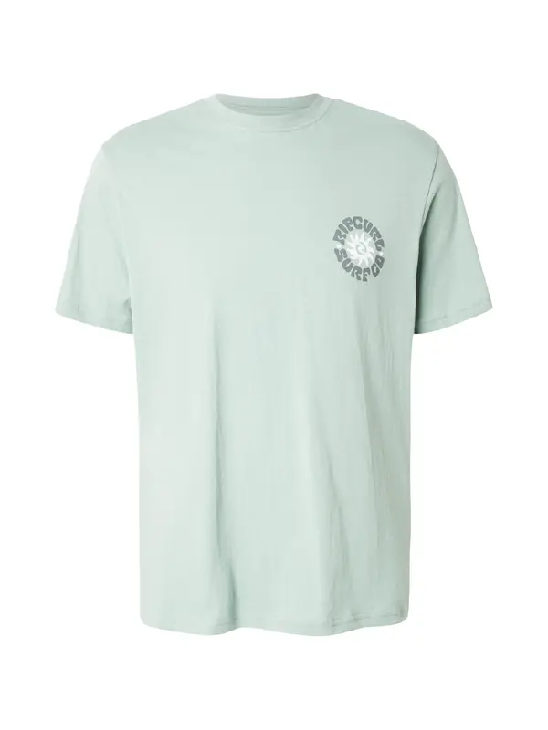 RIP CURL RIP CURL Majica 'PACIFIC RINSE CIRCLE'  meta / jelka / pastelno zelena / off-bela
