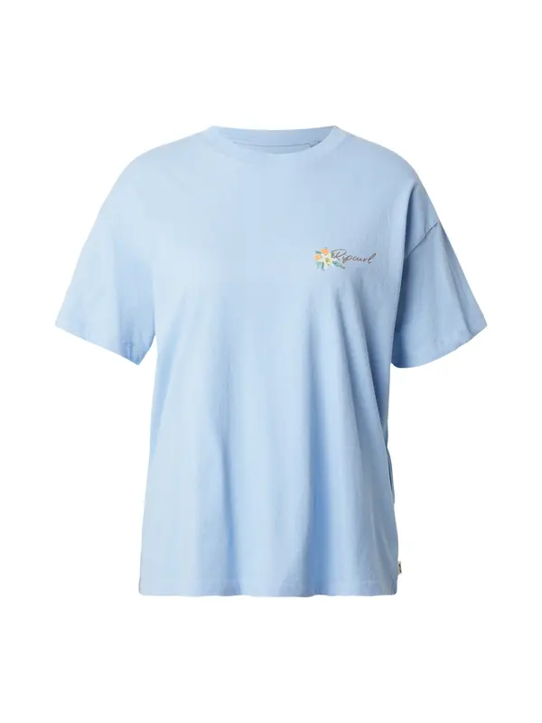 RIP CURL RIP CURL Majica 'POOLSIDE'  svetlo modra / pastelno rumena / travnato zelena / pastelno oranžna